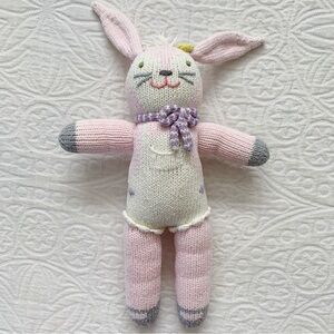Blabla Fleur the Bunny Hand Knit Doll‎ 12"